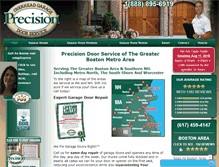 Tablet Screenshot of newenglandgaragedoors.com
